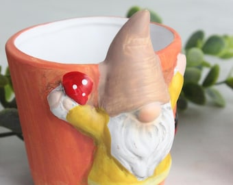 Gonk gnome mini ceramic planter