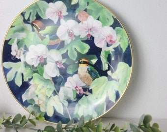 Wedgwood Limited Edition Collectible Plate, "The Blue WInged Pitta"
