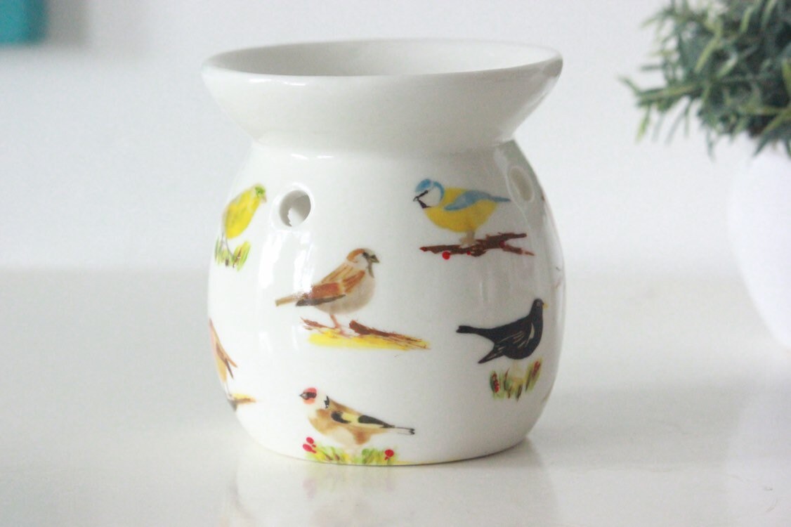 Garden Birds Wax Burner Birds Burner Garden Birds Wax Etsy UK
