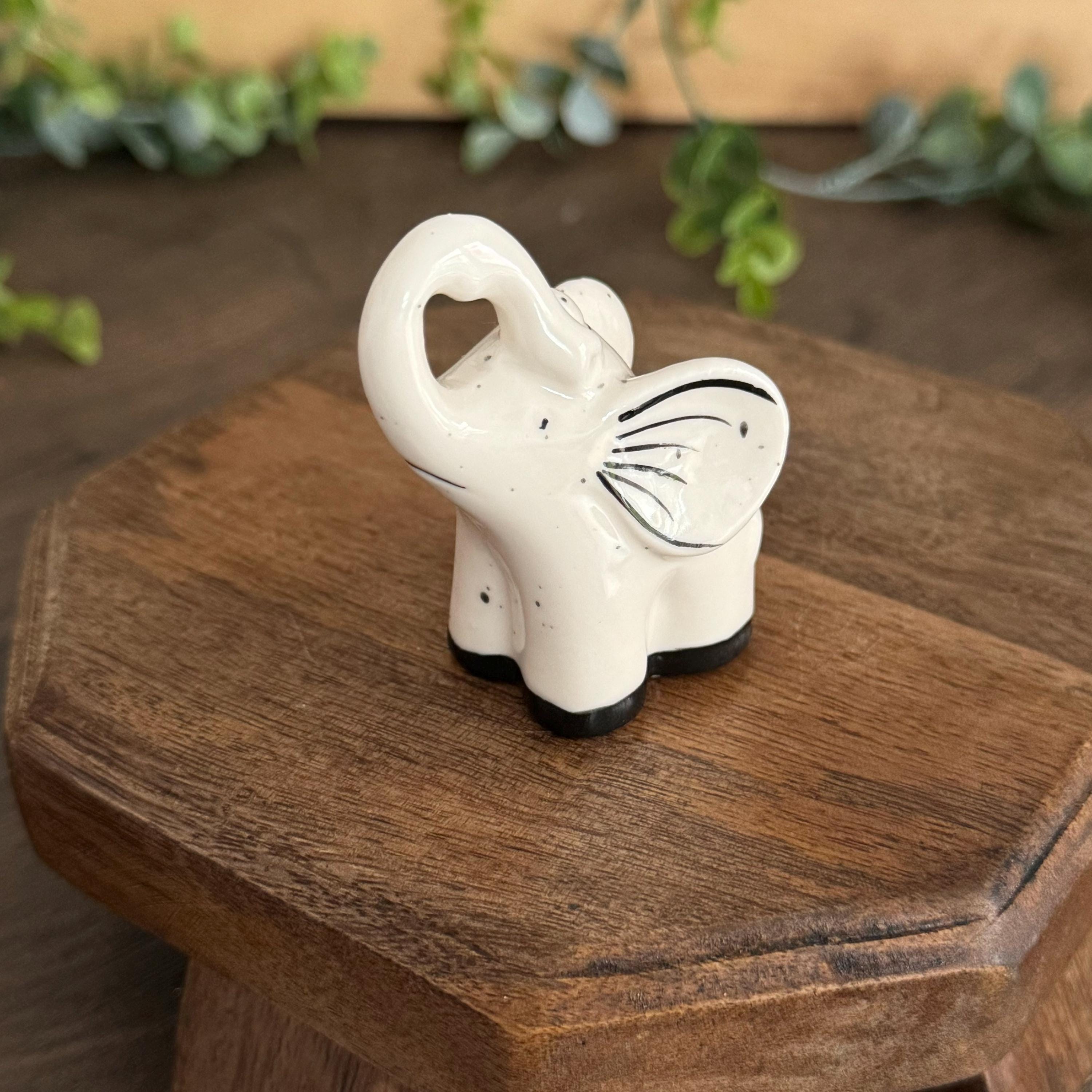 Miniature porcelain Elephant figure