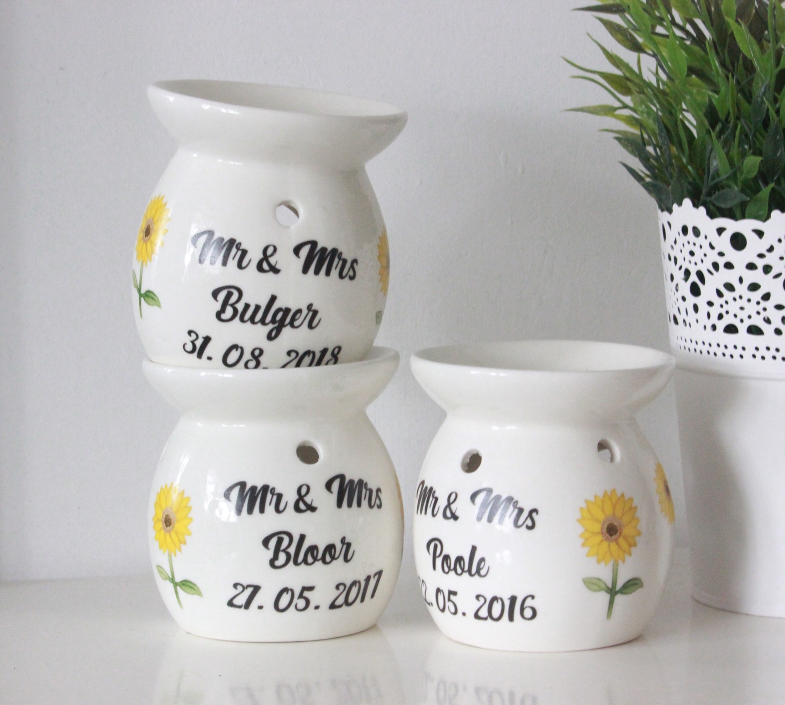 Personalised Wax Burner Custom Wax Burner Personalised Etsy UK