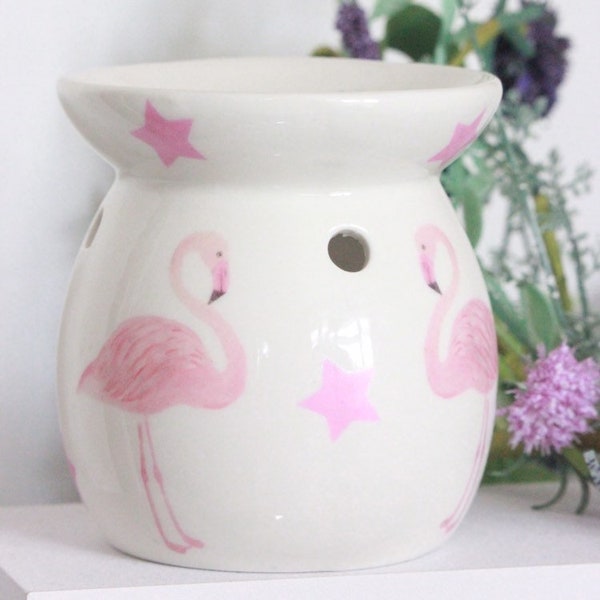 Wax burner, melter, personalised gift, wax burner, oil burner, Flamingo home decor, Flamingo Christmas gift, Flamingo home accessory ,