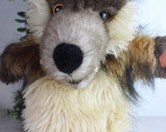 The Puppet Company Full Body Hand Puppet 14” Big Bad Wolf