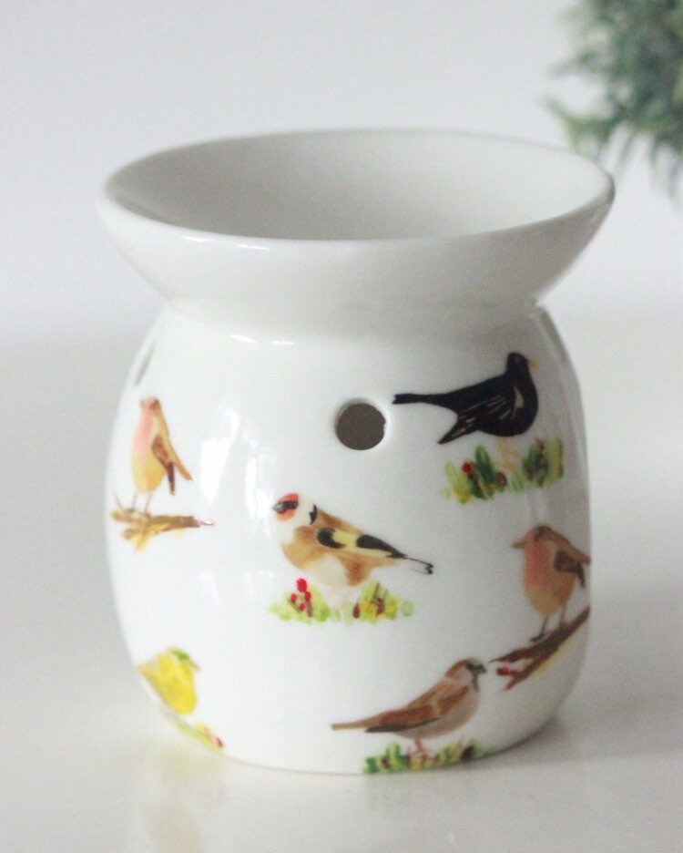 Garden Birds Wax Burner Birds Burner Garden Birds Wax Etsy UK