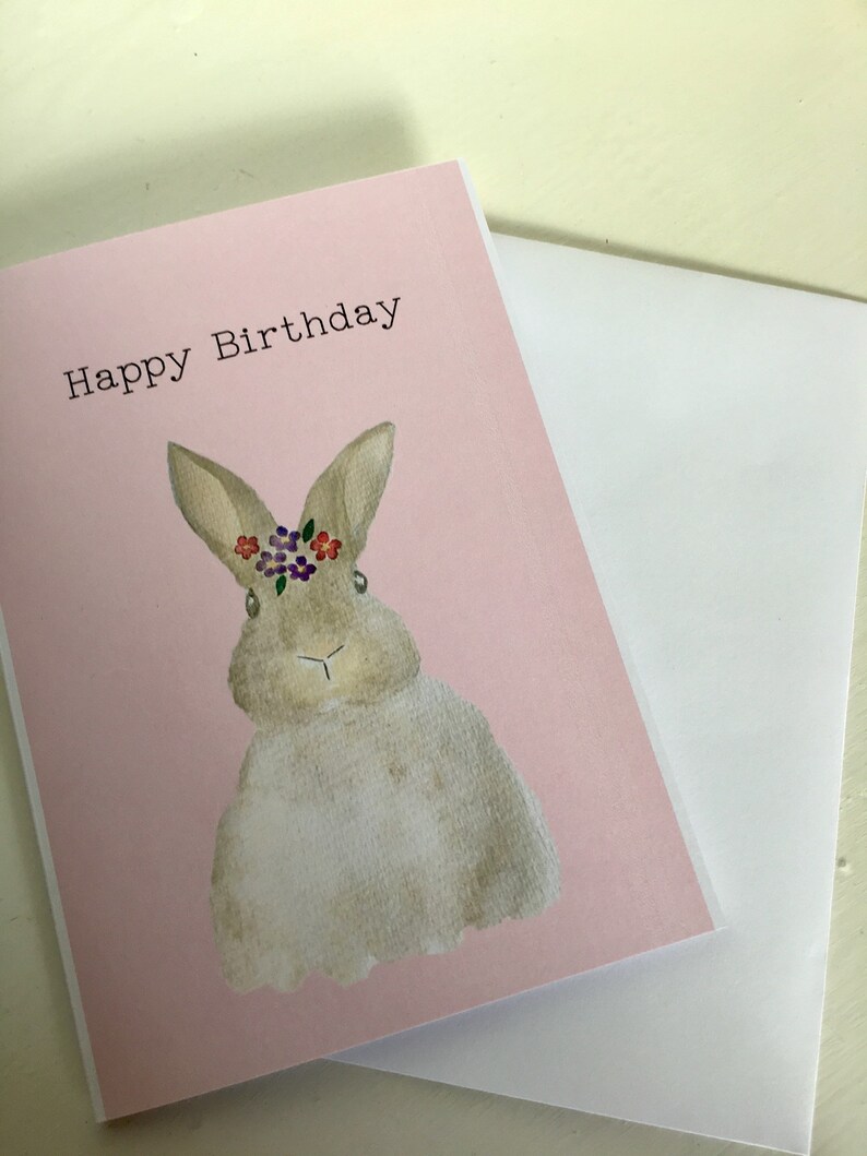 2 Own Design Fantaisie Joyeux Anniversaire Carte De Vœux Du Lapin 2 Own Design Fantaisie Joyeux Anniversaire Carte De Vœux Du Lapin