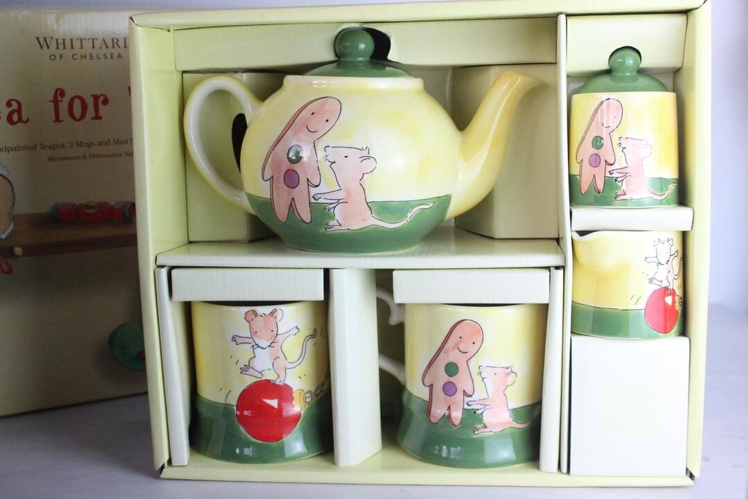 Whittard or Chelsea Tea for Two Gift Set Teapot and Mugs Etsy