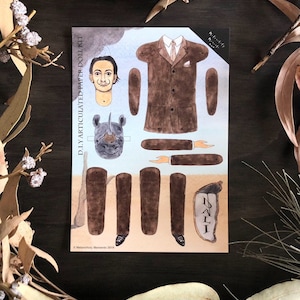 Salvador Dali Articulated Paper Doll Kit
