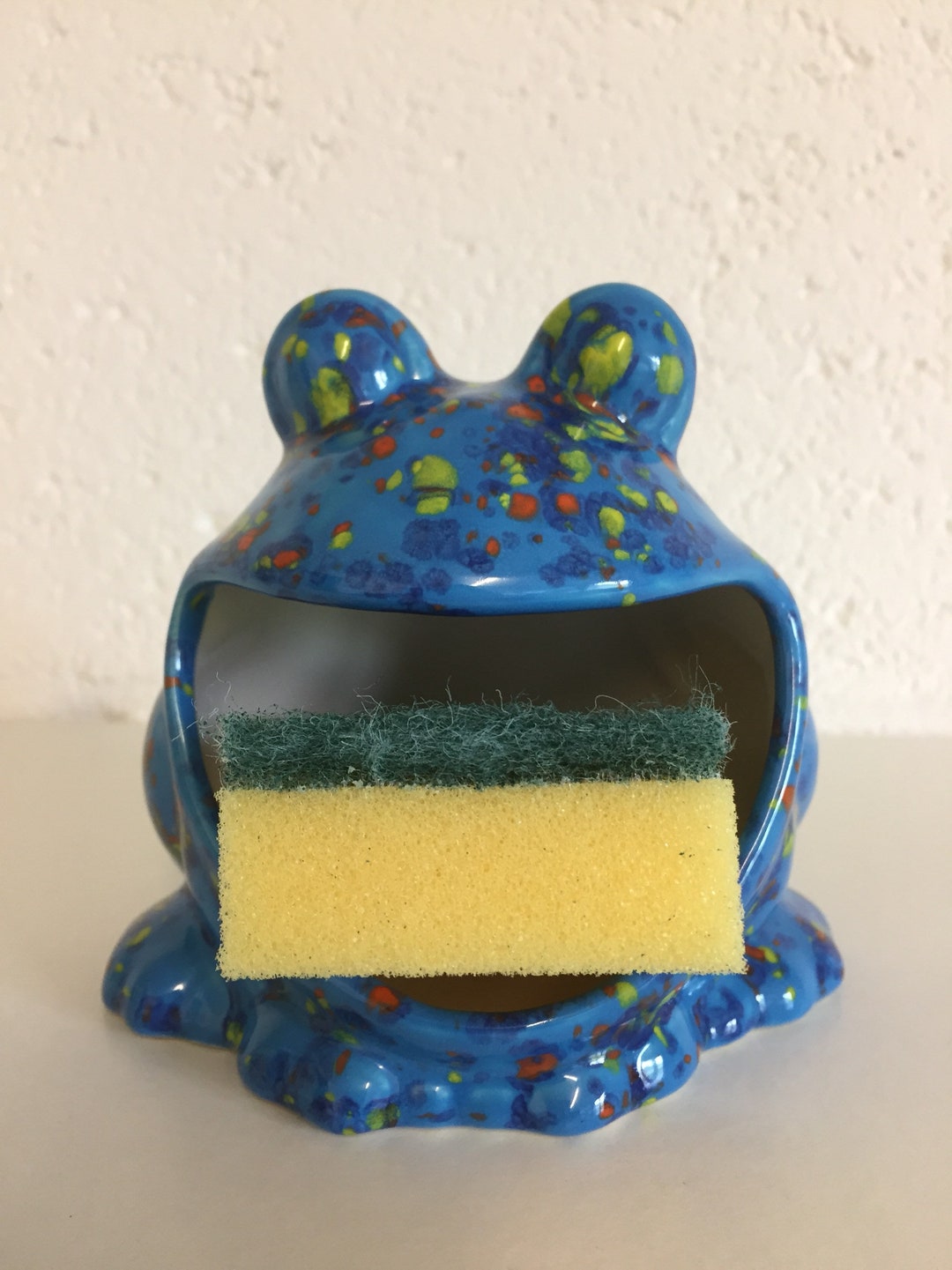Frog Scrubby Holder, Kitchen Decor, Scrubby Holder, Soap Holder