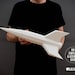 Papercraft Rocket Template, DIY Rocket, Low Poly Rocket, 3D Origami ...