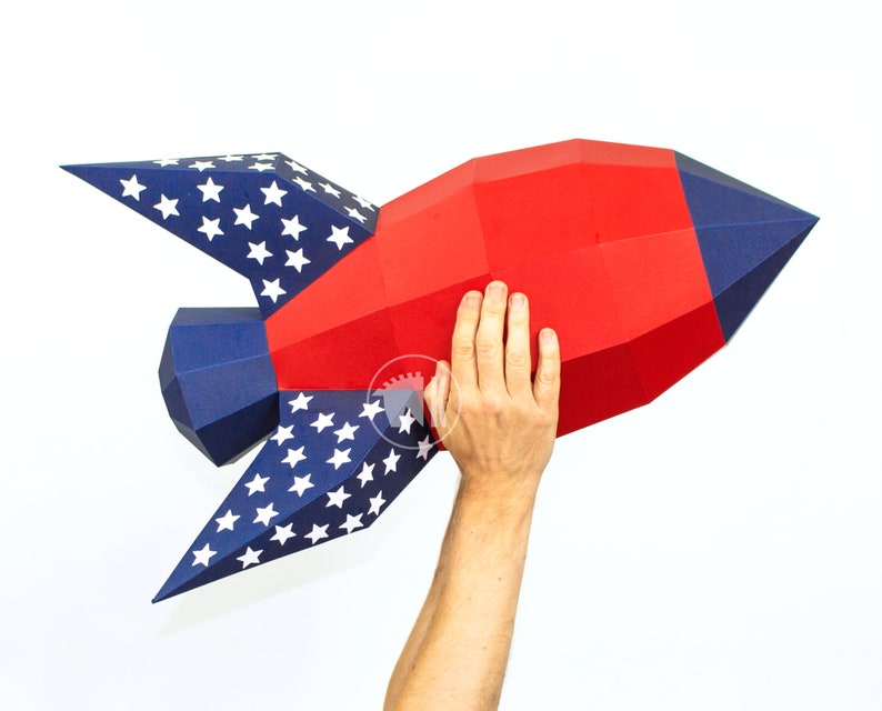 xl-rocket-template-3d-papercraft-rocket-low-poly-rocket-diy-etsy