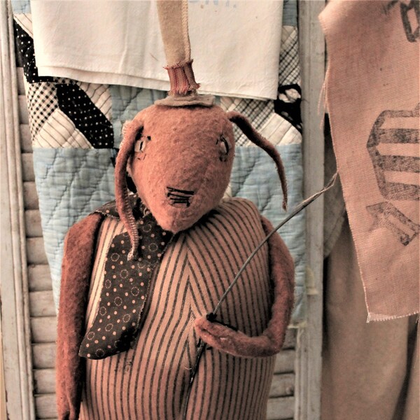Americana Rabbit doll~ Made by Too Far Gone