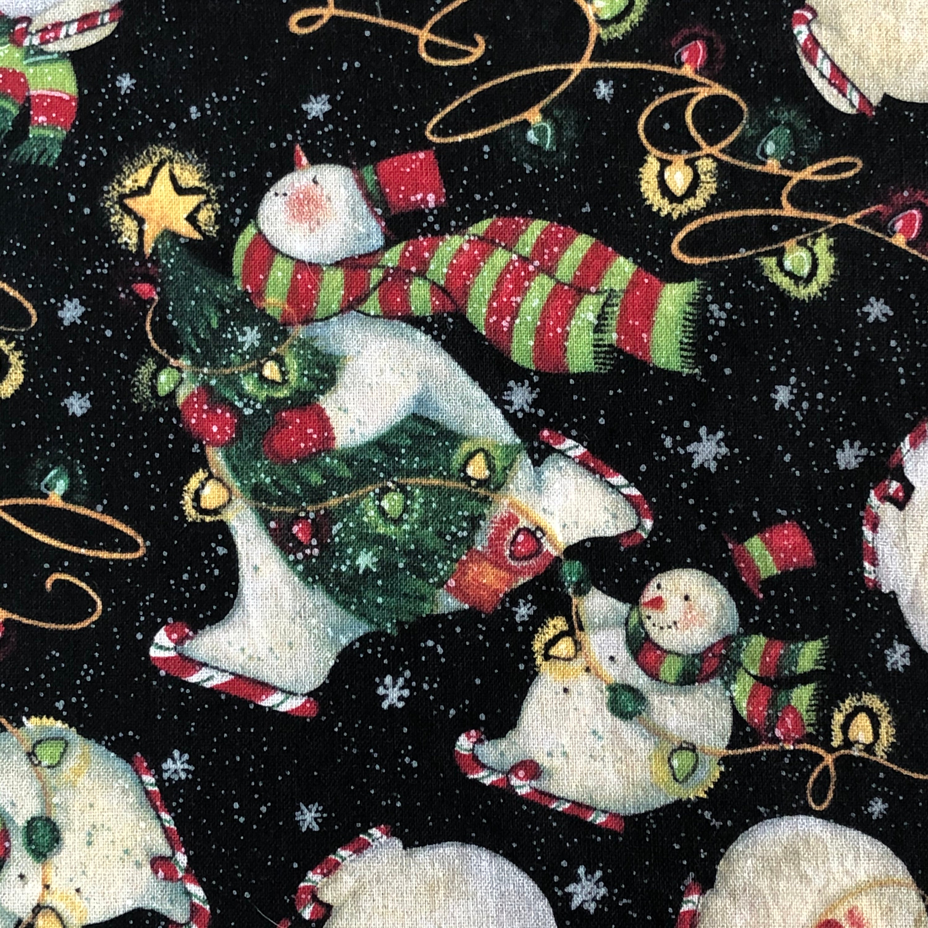 Christmas fabric gift bag | Etsy