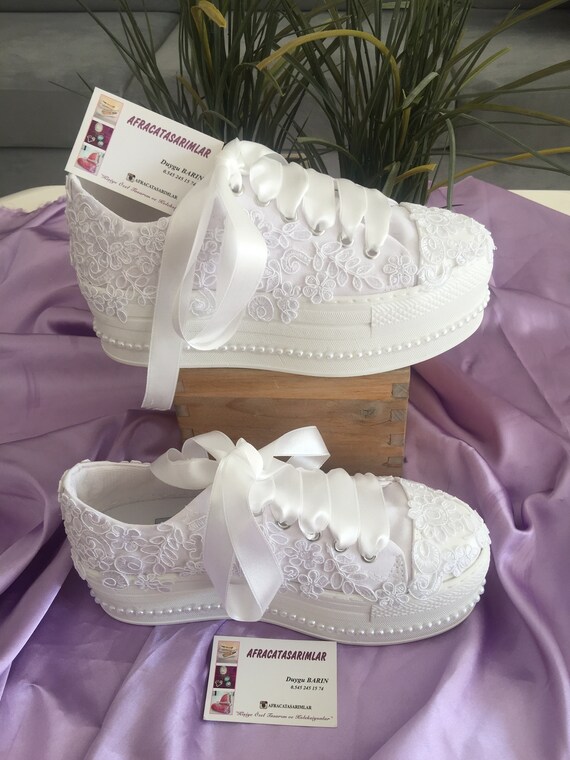 scarpe ginnastica sposa