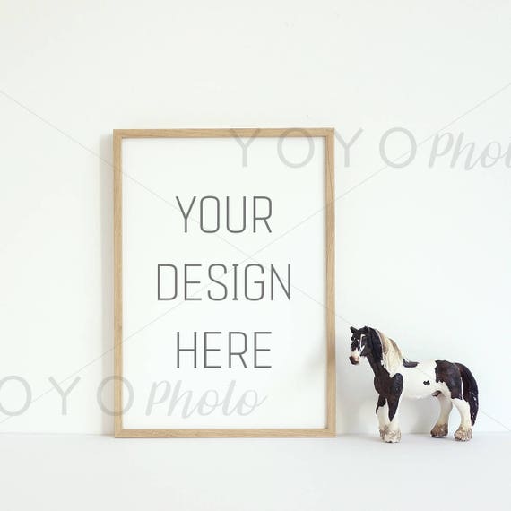 Frame Mockup Thin Wooden Frame Mock Up Nursery Styled Frame Mockup Thin Wooden Frame Mock Up Nursery Styled