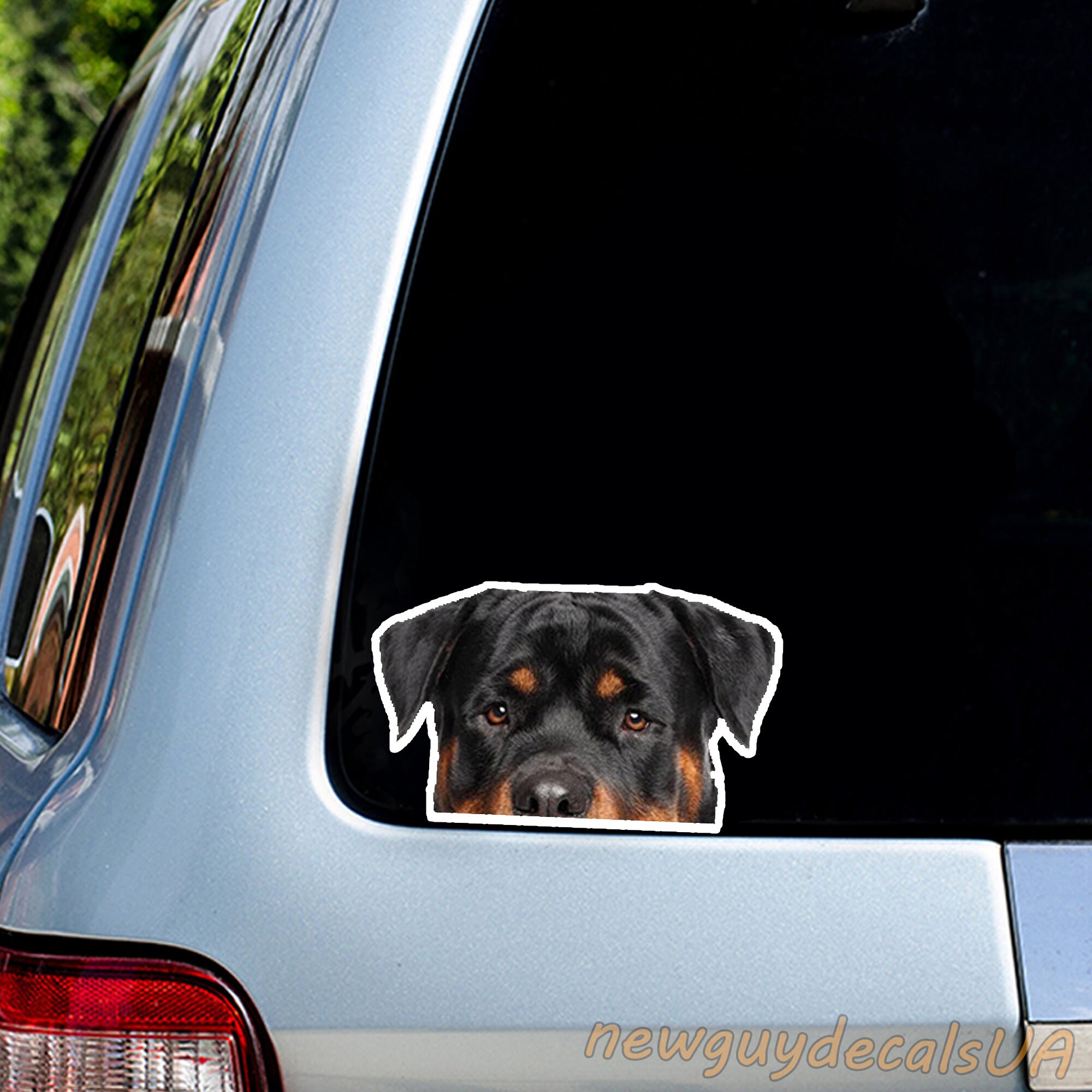 Rottweiler car sticker Car Decal Vinyl Sticker Rott | Etsy