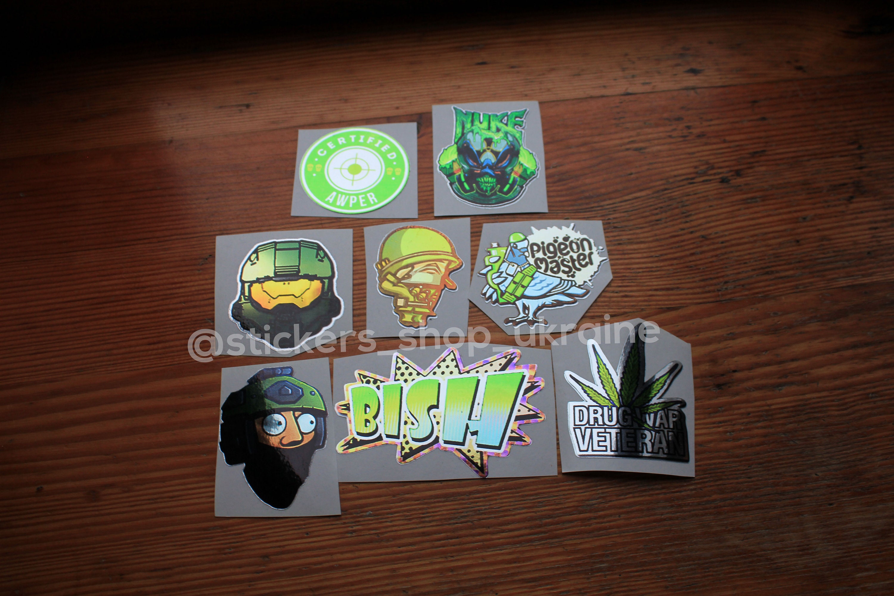 Colorfull sets Stickers from CS GO in real life IRL Set Fnatic Etsy