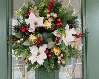 Christmas Wreaths - Front Door Wreaths - Holiday Wreaths - Christmas Wreath for Front Door - Winter Wreath - Front Door Wreath - XMas Wreath