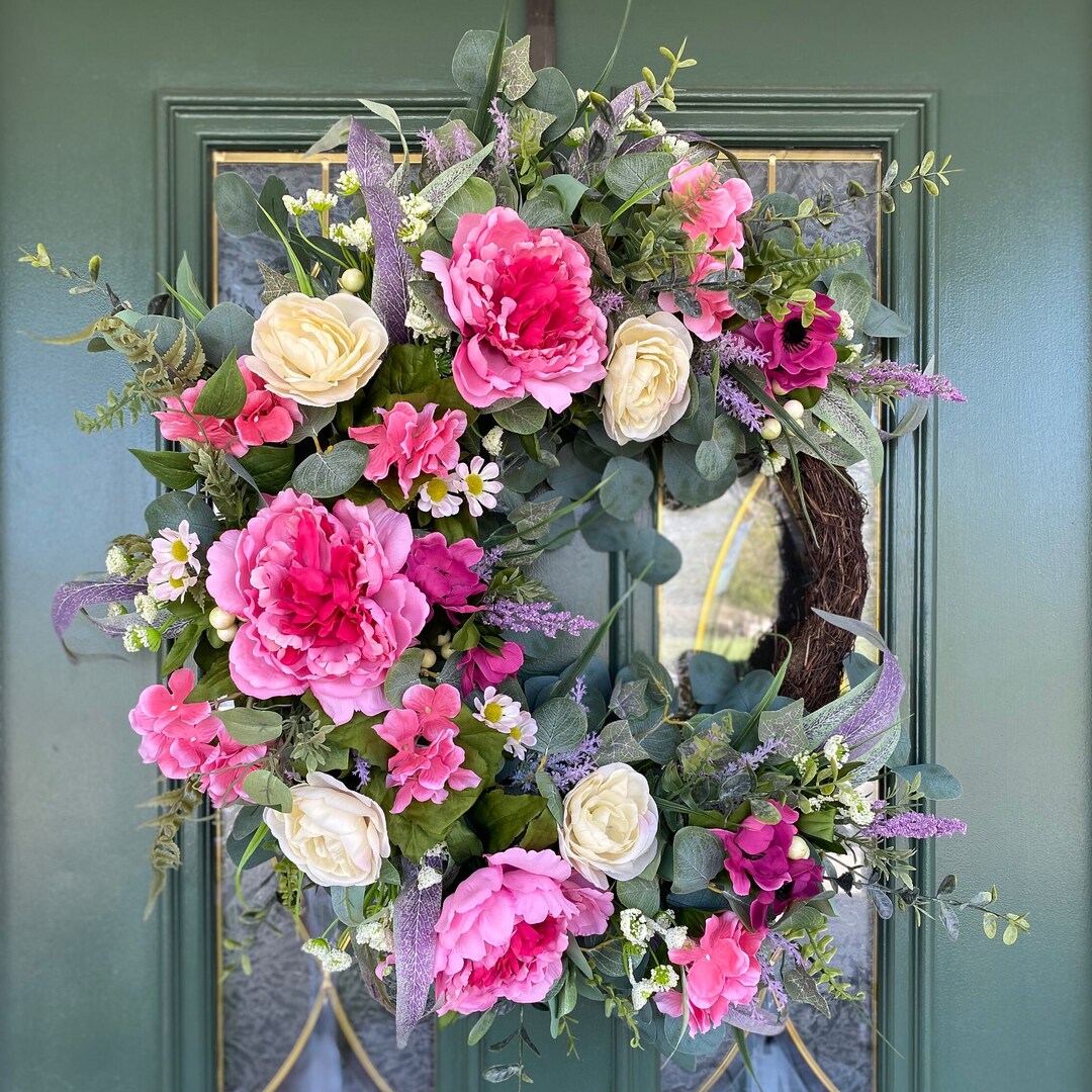 Spring Wreaths Summer Wreath For Front Door Spring Wreaths Summer Door