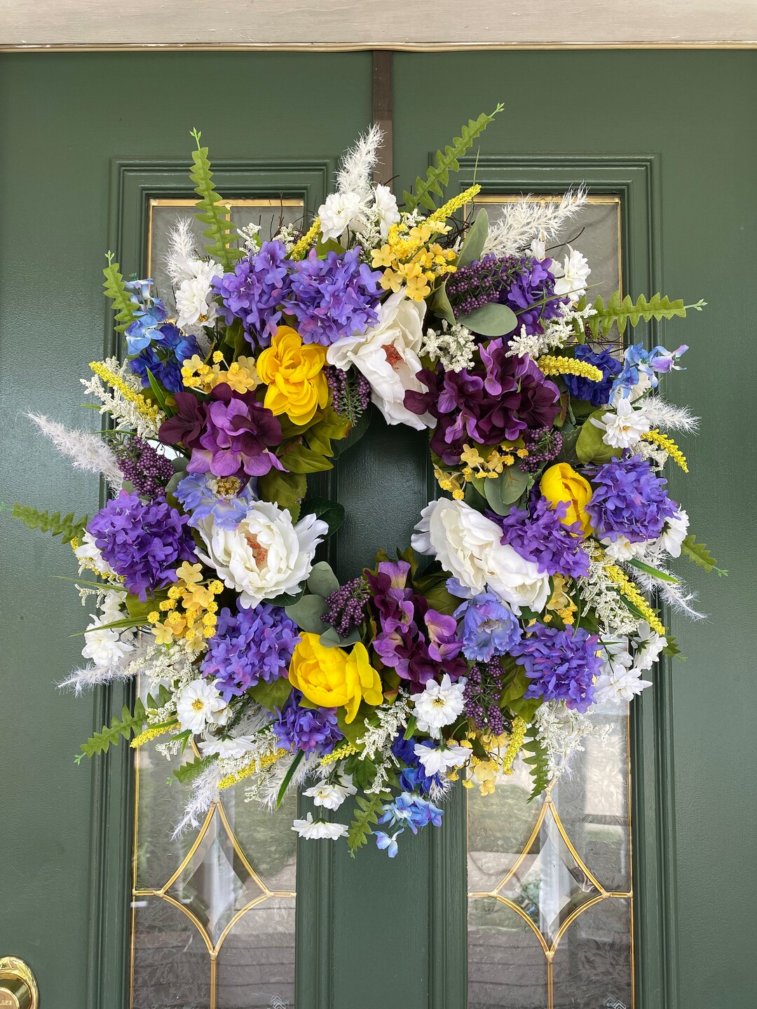 Summer Wreaths for Front Door - Front Door Wreaths - Summer Front Door ...