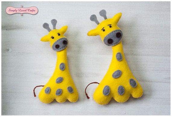stuffed giraffes