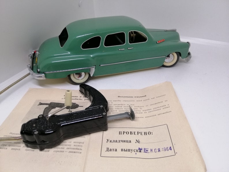 Antique Tin Toy ZIM GAZ M12 USSR Army General Military Important Limousine