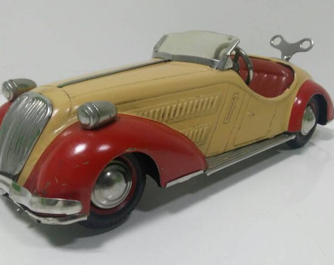 Vintage Tin Toy Car Etsy
