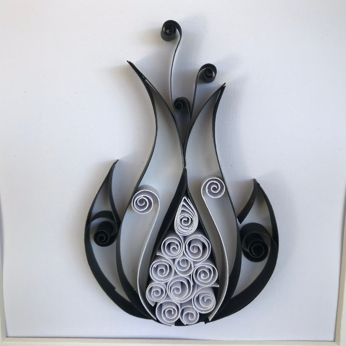 Quilling Tutorial Beginner Flower Design Paper Art Lesson Etsy