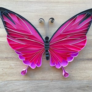 Quilling Butterfly Designs PDF & JPG Files, Beginner Patterns, Easy Instructions, Paper Art, Paper Craft image 5