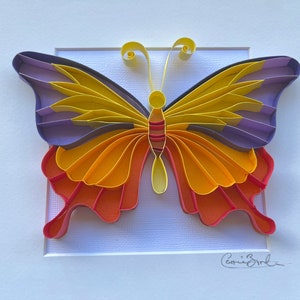 Quilling Butterfly Designs PDF & JPG Files, Beginner Patterns, Easy Instructions, Paper Art, Paper Craft image 6