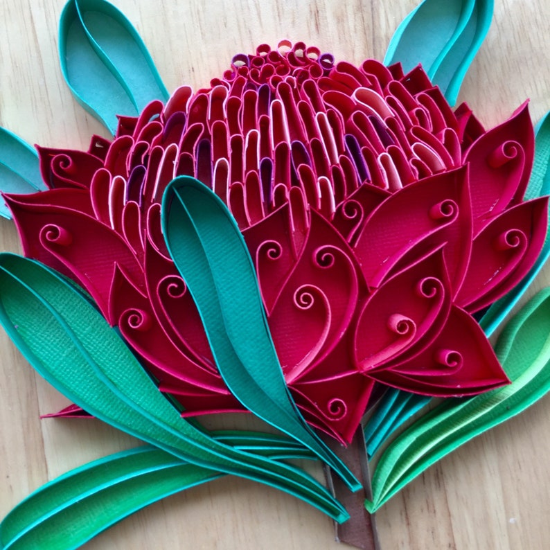 Handmade Paper Flower Art MADE TO ORDER Botanical artwork Etsy