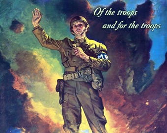 1942 Corps of Military Police US Army Vintage Print/ Poster 8.5" x 11"