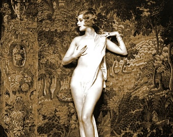 1928 Ziegfeld Girl Hazel Forbes Miss U.S. Photograph -- INSTANT Download -- - - Historic Scene --