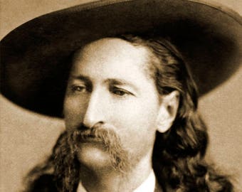 1873 James B. "Wild Bill" Hickock Vintage Photograph 11" x 17" Art Print