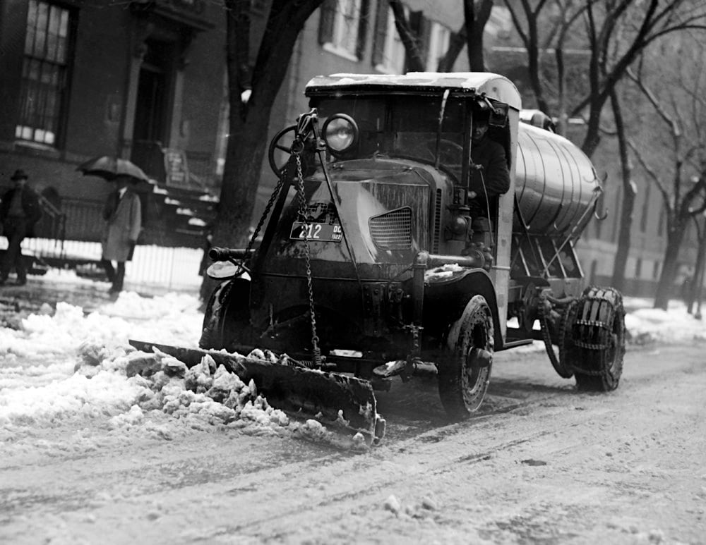 1922 Snow Plow Vintage Photograph 8.5 X 11 Reprint Etsy