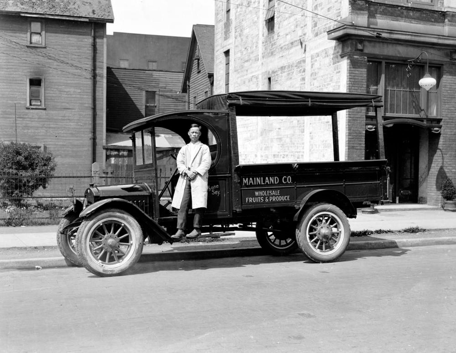 1926 Produce Delivery Truck Vancouver Vintage Photograph Etsy