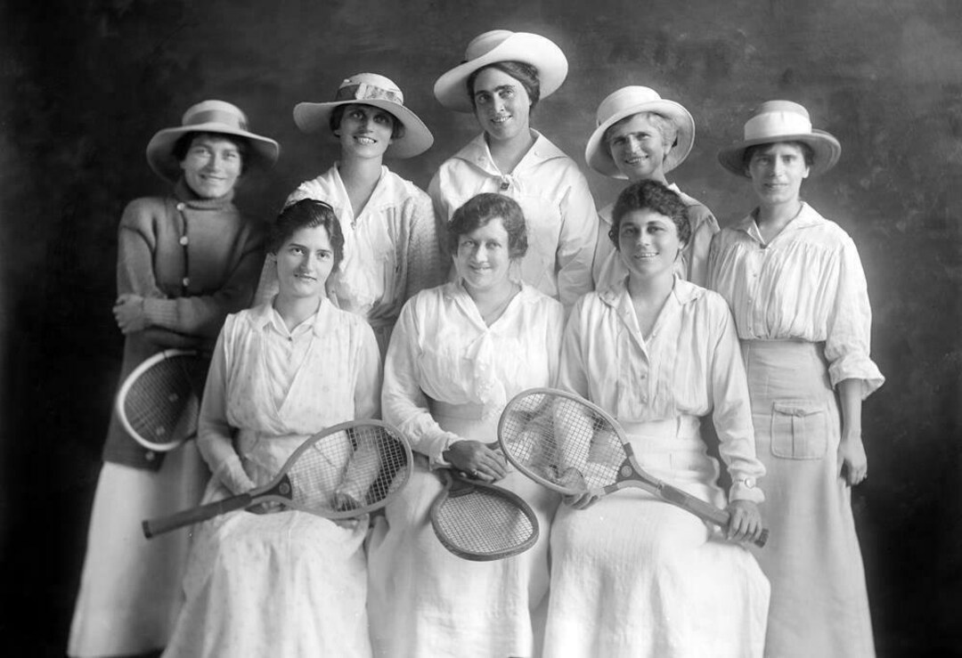 19051945 Women's Tennis League Members Old Photo 13 Etsy