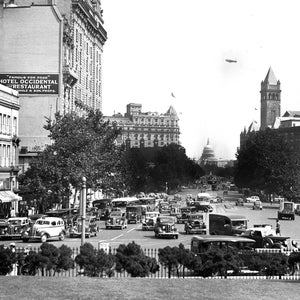 1935 Pennsylvania Avenue, Washington, DC Old Photo 8.5&quot; x 11&quot; Art Print - - Historic Scene --