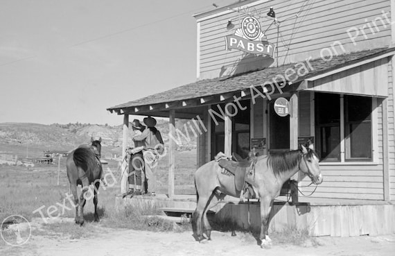 1939 Main Street Pony Montana Old Vintage Photo 11" x 17" Reprint 