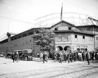 1900-1910 League Park, Cleveland, OH Vintage Photograph 8.5" x 11" Art Print