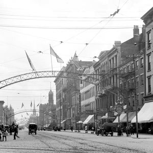 1900-1915 High Street, Columbus, Ohio Vintage Photograph Art Print - - Historic Scene --