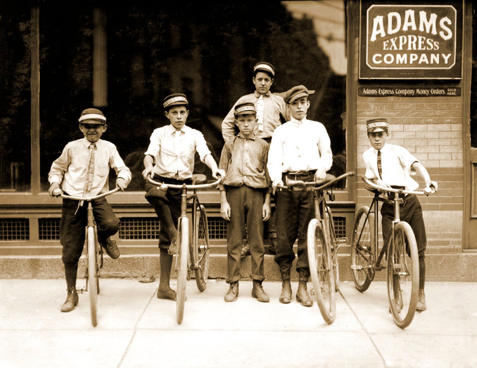 1911 Adams Express Messengers Norfolk VA Vintage Photograph Etsy