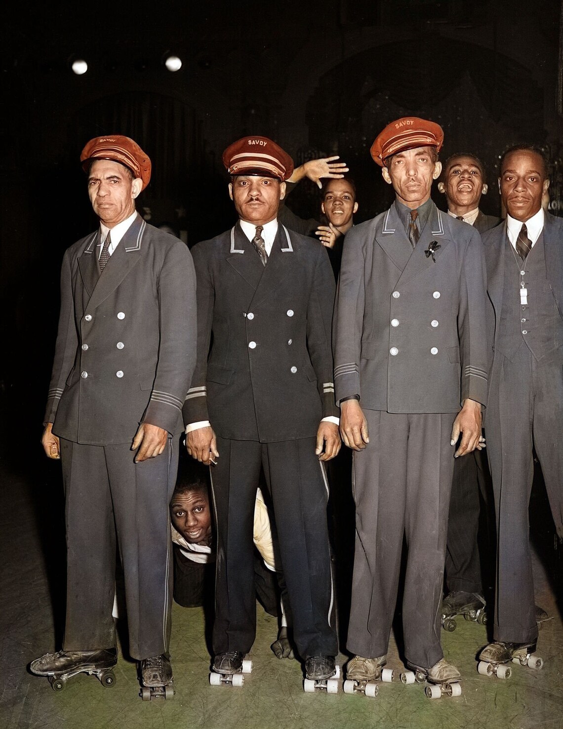 1941 Savoy Ballroom: African American Roller Skating Instructors ...