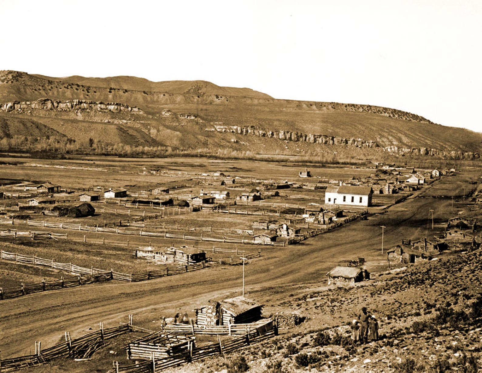 1869 Coalville er Valley Utah Vintage Photograph Etsy