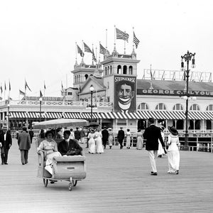 1900-1915 Steeplechase Pier, Atlantic City Vintage Photograph 11&quot; x 17&quot; Art Print - - Historic Scene --