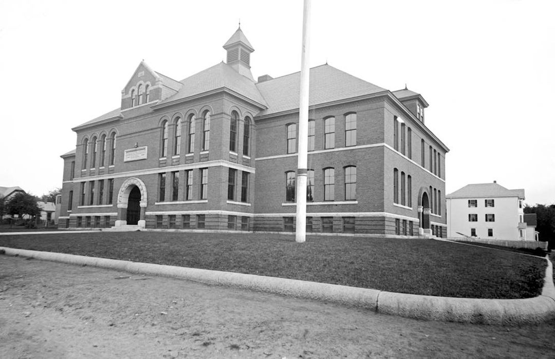 19021907 Tarbox School Lawrence MA Vintage Photograph Etsy
