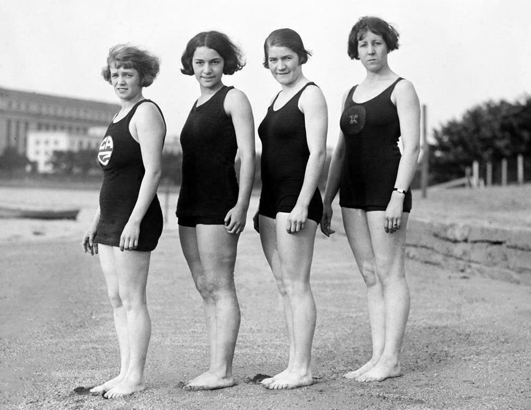 1923 Swim Relay Team Old Photo 8.5 X 11 Reprint - Etsy