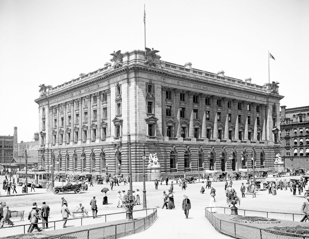 19101920 Post Office & Court Cleveland Vintage Photograph Etsy