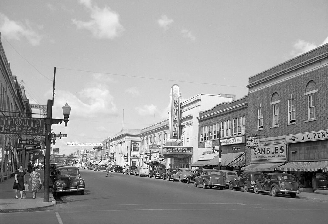 1941 Main Street, Hibbing, Minnesota Vintage Old Photo Reprint Etsy