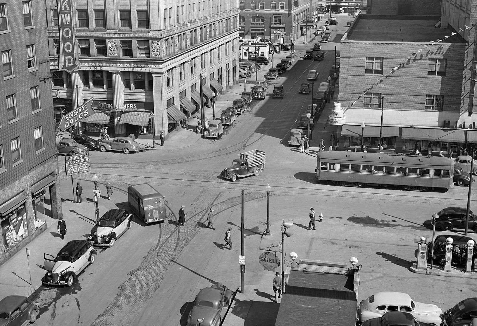 1940 Des Moines Iowa Old Photo 13 X 19 Reprint