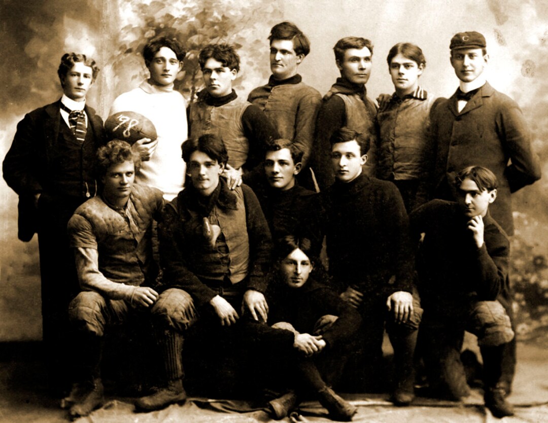 1898 University of Oregon Football Team Vintage Photograph 8.5 X 11 Art